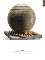 Ribbed Sphyrical fountain Ribbed Sphyrical fountain