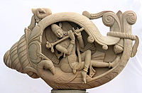 Krishna in Conch Krishna in Conch