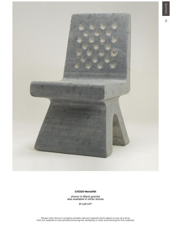 Monolithic Chair