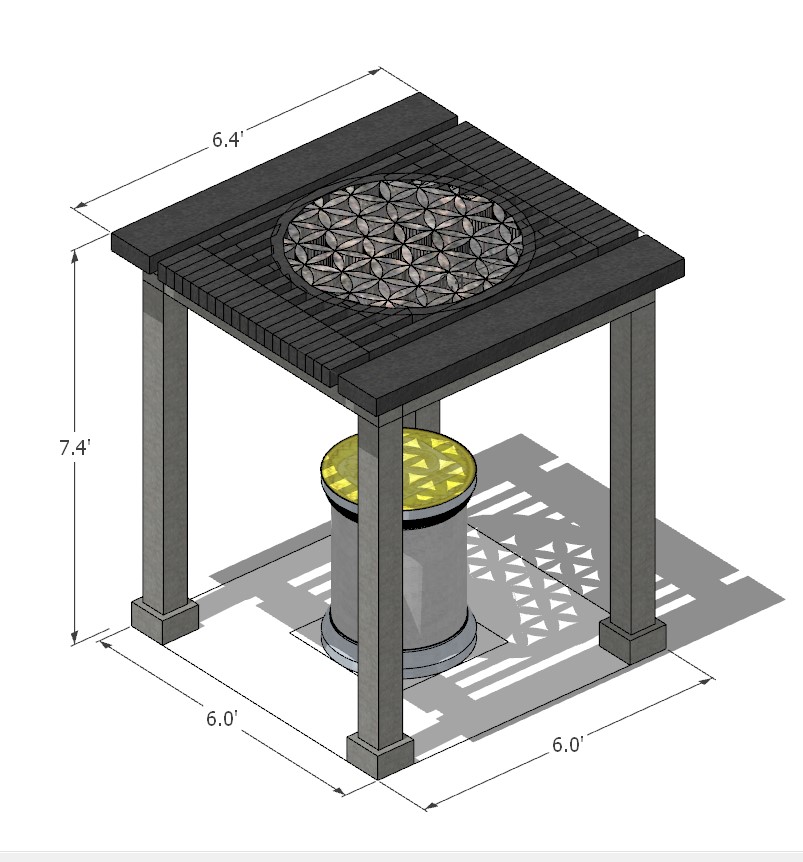 Gazebo/Kiosk/Mandapa/Shaded walk